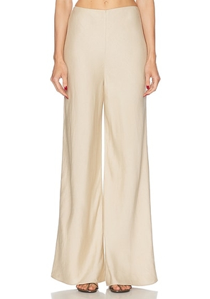 L'Academie by Marianna Etienne Pant in Tan Beige - Beige. Size L (also in M, S, XS, XXS).