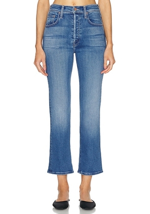 MOTHER The Tripper Ankle Jeans in Work Hard Play Hard - Denim-Medium. Size 27 (also in 28).