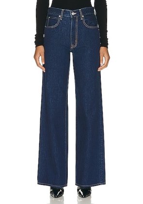 SLVRLAKE Grace Wide Leg in Evermore - Denim-Dark. Size 29 (also in ).