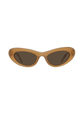 Loewe Slim Sunglasses in Dark Brown & Brown - Neutral. Size all.