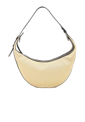 KHAITE Augustina Hobo Bag in Black & Honey - Cream. Size all.
