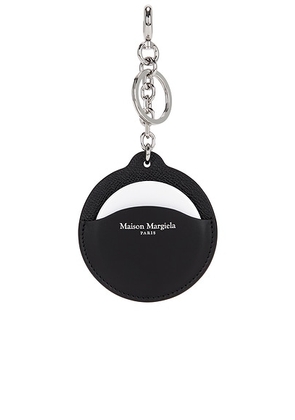 Maison Margiela Air Tag Key Ring in Black - Black. Size all.