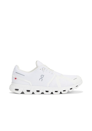 On Cloud 6 Sneaker in White - White. Size 10 (also in 10.5, 11, 11.5, 12, 12.5, 13, 7, 7.5, 8, 8.5, 9, 9.5).