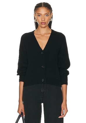 Loulou de Saison Zanzibar Cardigan in Black - Black. Size L (also in ).