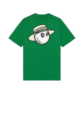 Malbon Golf Vacation Club Tee in Kelly Green - Green. Size L (also in M, S).