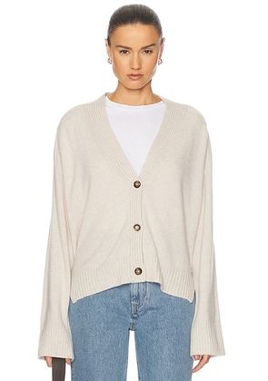 Loulou de Saison Kaia Sweater in Oat Melange - Beige. Size L (also in ).
