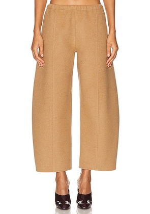 KHAITE Clover Pant in Camel - Tan. Size S (also in M).