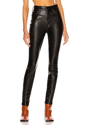 MOTHER The Super Swooner Jeans in Wax On  Wax Off - Black. Size 24 (also in 25).