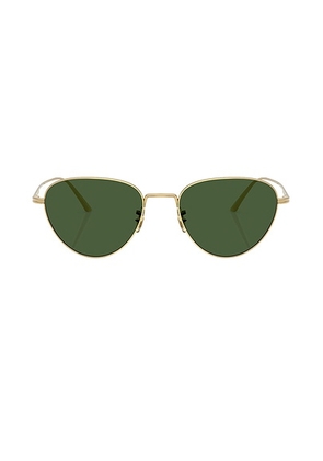 Oliver Peoples X Khaite 1991c Sunglasses in Gold - Metallic Gold. Size all.