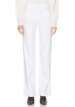 MOTHER The Kick It Jeans in Fairest Of Them All - White. Size 23 (also in 30, 33, 34).