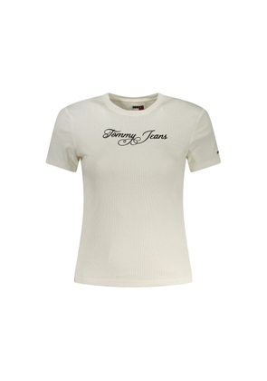 Tommy Hilfiger Bianco Cotton Women T-Shirt - XS