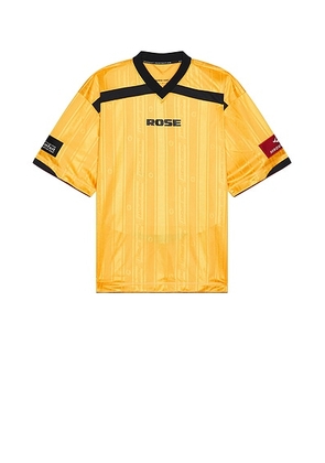 Martine Rose Printed Football Top in Yellow Gold - Mustard. Size L (also in ).