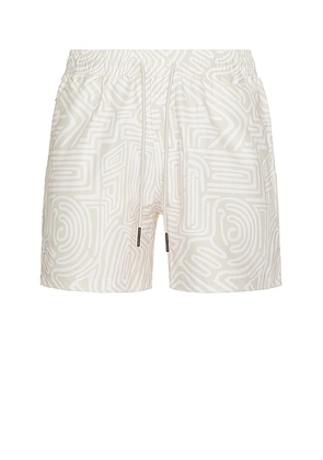 OAS Golconda Swim Short in Cream - Cream. Size S (also in ).