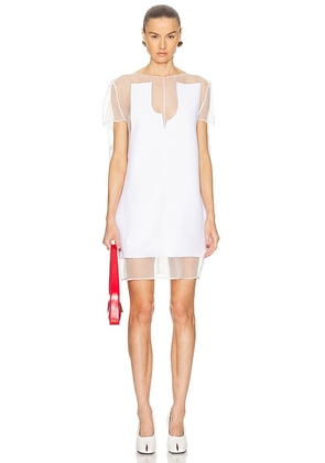 KHAITE Winona Dress in Chalk - White. Size L (also in S).