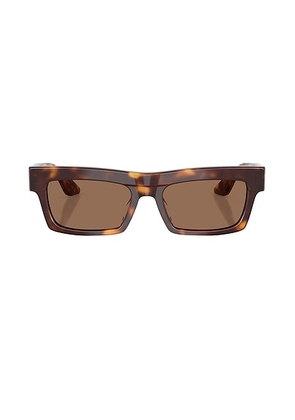 Oliver Peoples x Khaite 1985C Sunglasses in Dark Mahogany - Brown. Size all.