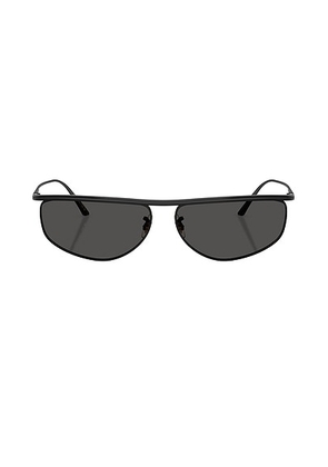 Oliver Peoples x Khaite 1986C Sunglasses in Matte Black - Black. Size all.