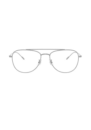 Oliver Peoples Stilson Eyeglasses in Silver - Metallic Silver. Size all.