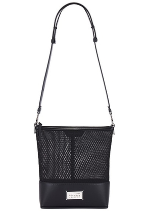 Maison Margiela Small 5AC Hobo Bag in Black - Black. Size all.