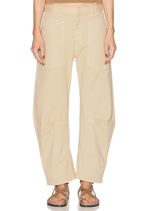 NILI LOTAN Shon Pant in Sandstone - Cream. Size 12 (also in 10, 4, 6, 8).