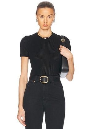 NILI LOTAN Zandra Sweater Top in Black - Black. Size XS (also in ).