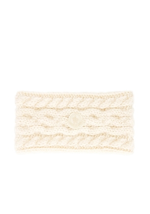 Moncler Headband in Natural - Cream. Size all.
