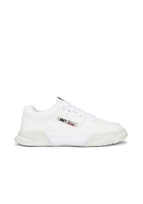 Maison MIHARA YASUHIRO Parker Original Sole Canvas Low-Top Sneaker in White - White. Size 41 (also in ).
