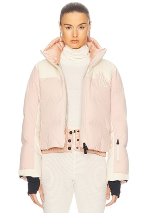 Moncler Grenoble Stennes Bomber in Pink - Pink. Size 2/M (also in 0/XS).