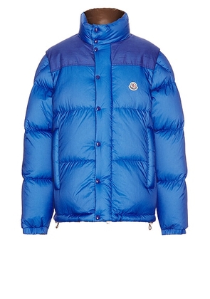 Moncler Verone 1 Jacket in Blue - Blue. Size 2 (also in ).