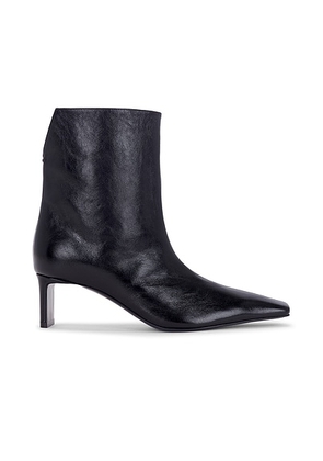 KHAITE Ona Ankle Boot in Black - Black. Size 36.5 (also in 36, 38.5, 40, 41).