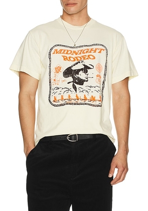 Midnight Rodeo Western Tee in Cream - Cream. Size L (also in M, S, XL/1X, XXL/2X).