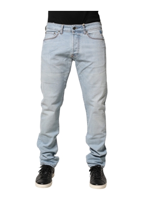 Roy Roger's Light Blue JOSH Slim Fit Mid Waist Men Denim Jeans - W34