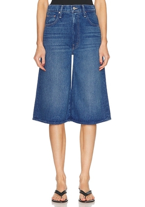 MOTHER The Whole Lot Zip in Breaking New Ground - Blue. Size 23 (also in 24, 25, 26, 27, 28).