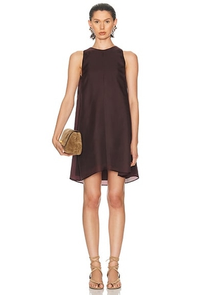 KHAITE Clay Dress in Almandine - Brown. Size L (also in M).