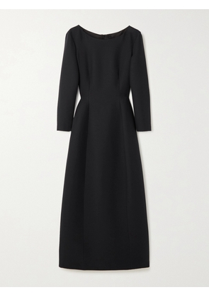 The Row - Lilibet Wool And Silk-blend Crepe Midi Dress - Black - US0,US2,US4,US6,US8,US10,US12