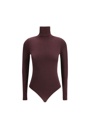 Wolford Purple Polyamide Top - M