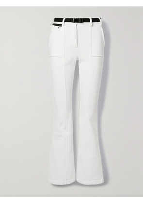 ERIN SNOW - Zola Belted Flared Ski Pants - White - US0,US2,US4,US6,US8,US10,US12,US14