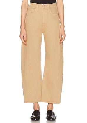 MOTHER The Half-pipe Flood Jeans in The Devil May Care - Tan. Size 33 (also in 28).