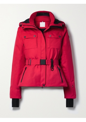 ERIN SNOW - + Net Sustain Diana Hooded Belted Recycled Ski Jacket - Red - US0,US2,US4,US6,US8,US10,US12