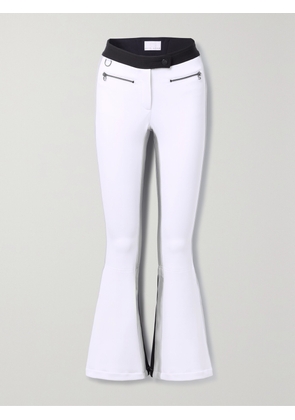 ERIN SNOW - Phia Color-block Flared Ski Pants - White - US0,US2,US4,US6,US8,US10,US12