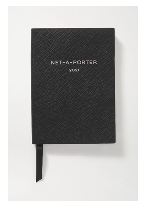 Smythson - + Net-a-porter Panama Soho 2021 Textured-leather Diary - Black - One size