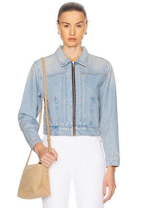 MOTHER The Duo Shorty in Pedal Faster - Blue. Size S (also in ).