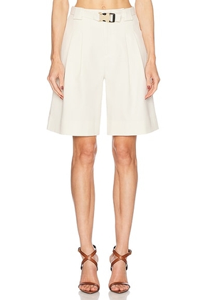 NICHOLAS Wide Leg Short in Ivory - Ivory. Size 10 (also in 4).