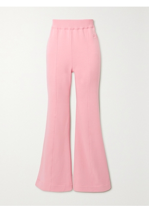 AZ FACTORY - Free To Organic Cotton And Seacell-blend Flared Pants - Pink - XXS,XS,S,M,L,XL,XXL,XXXL