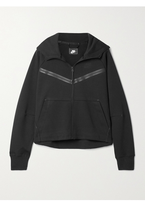 Nike - Printed Cotton-blend Jersey Hoodie - Black - x small,small,medium,large,x large,xx large