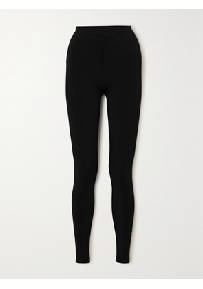 AZ FACTORY - Mybody Paneled Stretch-knit Leggings - Black - XXS,XS,S,M,L,XL,XXL,XXXL,XXXXL