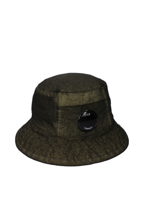 C.P. Company Green Polyamide Bucket Hat - M