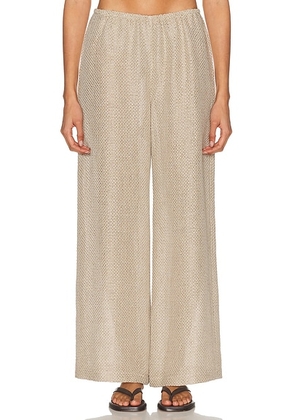 LESET Stella Wide Leg Pant in Dune - Neutral. Size L (also in M).