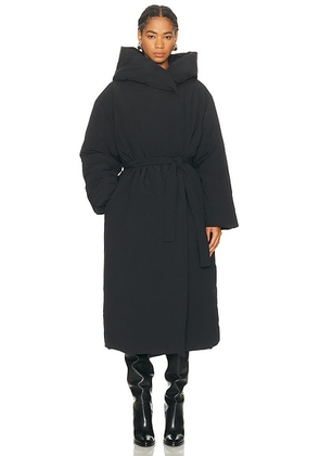 Loulou de Saison Doris Coat in Black - Black. Size 34 (also in 36, 38, 40).