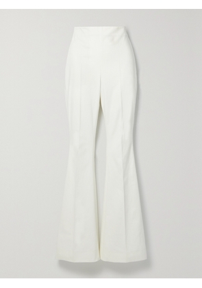 AKRIS - Cotton-blend Twill Flared Pants - White - US2,US4,US6,US8,US10,US12,US14