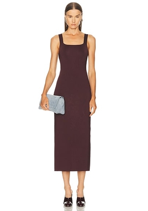 KHAITE Dixi Dress in Almandine - Purple. Size L (also in M).